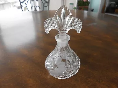 Vintage Czech Crystal Perfume Bottle 5 • $14.99