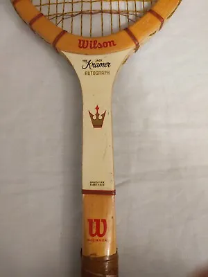 Wilson Jack Kramer Autograph Vintage Tennis Racquet • $18