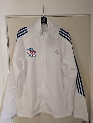 Adidas Marathon Windcheater Mara White New With Tags Size L Large • $36.82