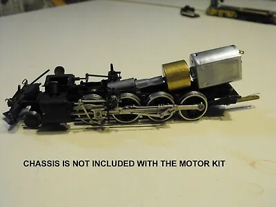 BRASS HO SCALE STEAM Or DIESEL CAN MOTOR FLYWHEEL UPGRADE KIT • $28.95