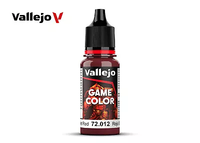 Vallejo Game Color 17ml - Scarlett Red - 72.012 • £2.66