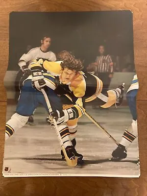 Vintage Original 1975 BOBBY ORR Boston Bruins NHL  18x24 POSTER Rare Hockey • $35