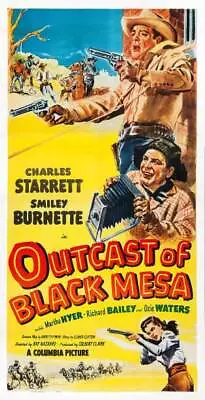 Outcast Of Black Mesa Poster Us Charles Starrett OLD MOVIE PHOTO • $9