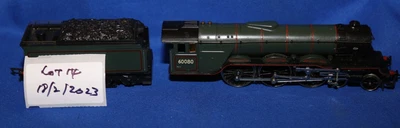 £55.99 • Buy Hornby Railways BR Class A3 Loco & Tender R295 4-6-0 60080  Dick Turpin Boxed