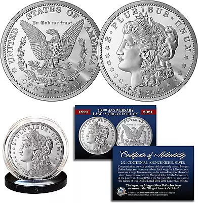 100th Anniversary Of The Final Morgan Silver Dollar Coin With Certificate • $23.99