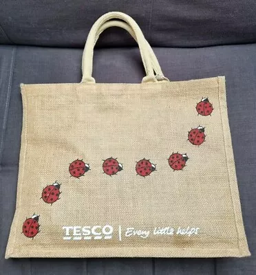 Tesco Ladybird Jute Shopper Bag • £12.99