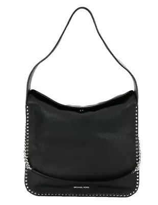 NWT MICHAEL Kors ASTOR LARGE HOBO Black Leather BAG ~SOLD OUT! • $150