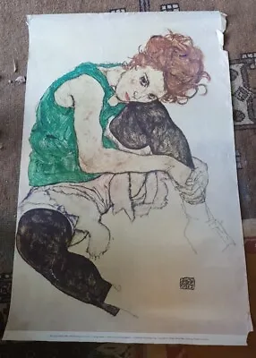 Schiele The Artist's Wife Fine Art Print Poster Gallery Wall Art • £10