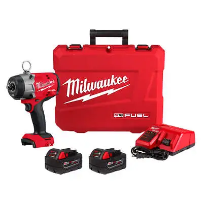 Milwaukee 2966-22 M18 FUEL 18V 1/2  High Torque Impact Wrench W/ Pin Detent Kit • $499
