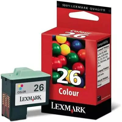 Lexmark 26 Colour Cartridge - 10N0026E Original • £5.49
