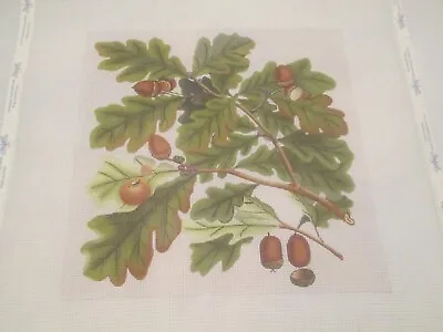 Oak Leaves And Acorns-melissa Shirley-handpainted Needlepoint Canvas • $79.12