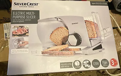 £40 • Buy Silvercrest  Electric Food Meat Slicer - Silver Boxed