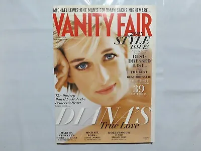 Vanity Fair Magazine September 2013 Princess Diana's True Love • $13.99