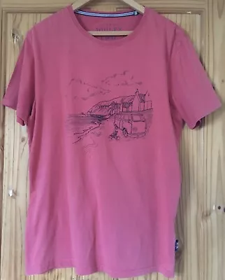 Joules ! Size M ( 44 In Chest ) ! Deep Pink Cotton T-shirt ! Vw Camper Van ! Vgc • £5.99