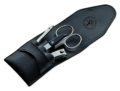 Boker Arbolito Manicure Set Basic L Case F Men's Travel Leather Solingen • $41.57