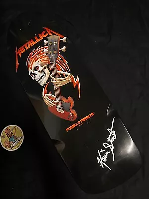 RARE SIGNED Kevin Staab Metallica Powell Peralta Skateboard Deck AUTOGRAPHED • $349.59