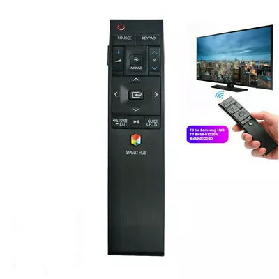 For Samsung Curved TV BN59-01220E RMCTPJ1AP2 BN5901220E Smart Remote Control BLK • $43.88