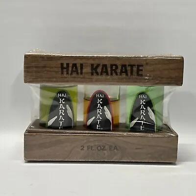 NEW 3 Pack Hai Karate 1969 After Shave Pack Oriental Lime Regular & Spice RARE • $249.95