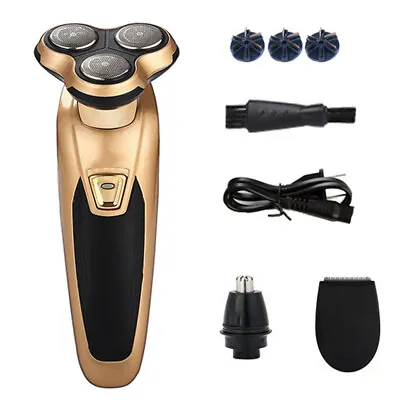New Rotary 3D 3in1 Rechargeable Washable Men's Cordless Electric Shaver Razor US • $10.79