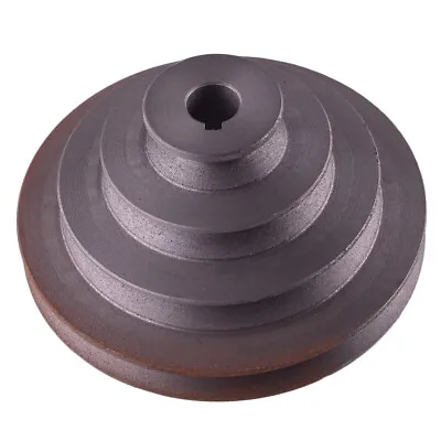 4 Step Pulley 16mm Bore 1/2  Belt Width Fit For One 4L Or A Section V-Belt Acc • $80.51