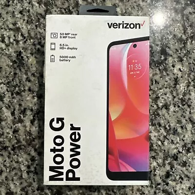 Verizon Motorola Moto G Power 2022 64GB Dark Grove Prepaid Smartphone Brand New • $68.99