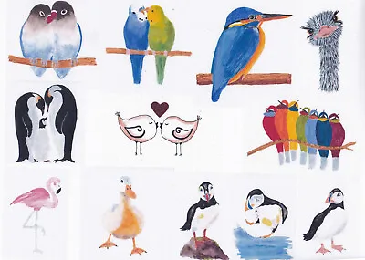 £3 • Buy Handmade / Hand Painted Bird Greetings Cards Using Watercolour Paint