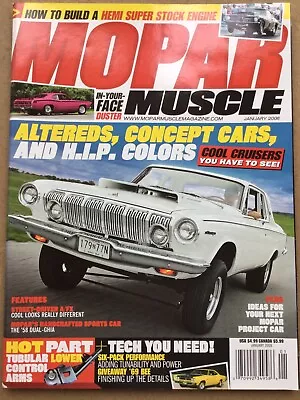 Mopar Muscle Magazine - January 2008 - 354 Hemi Powered 63 Dodge ‘70 Duster • $9.31