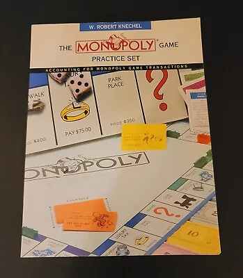 The Monopoly Game Practice Set Book Accounting By W Robert Knechel (READ DES) • $3