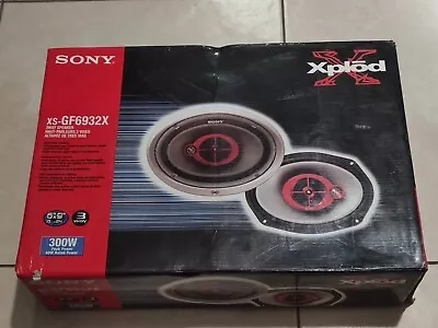 Sony - Explod 6  X 9   3-Way Car Speakers XS-GF6932X 300W Pair Never Been Used • $54.95