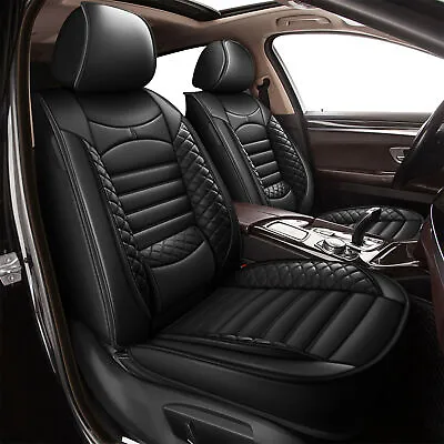 Car 5-Seat Cover PU Leather Front Rear Full Set Cover For Toyota Venza 2012-2016 • $136.95