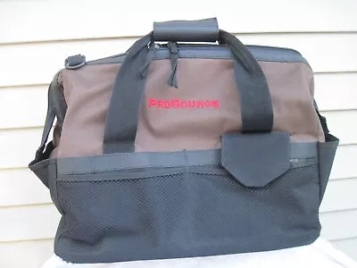 Pro Source Heavy-Duty Brown Gatormouth Duffle Tool Bag Carry On 18  X 10  X 13  • $20.99