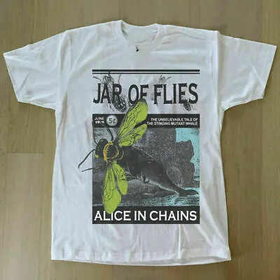 VTG 1994 Alice In Chains Jar Of Flies Concert White Unisex T-Shirt S-2345XL T481 • $18.99