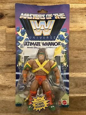 Mattel Masters Of The WWE Universe Wave 1 Ultimate Warrior Action Figure NIB • $30