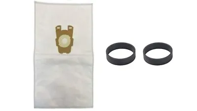 (6) F Style Cloth Hepa Vacuum Bags For Kirby Sentria I & II G10D + (2) Belts • $15.35