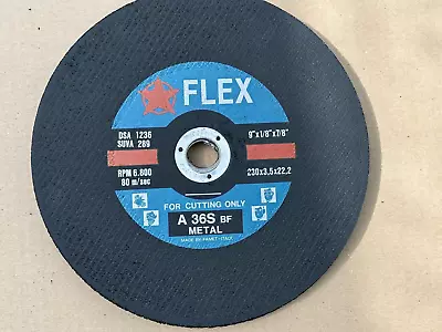 5 No 230mm X 3.5mm X 22.2 Metal Cutting Discs Flat For Angle Grinder.. • £8