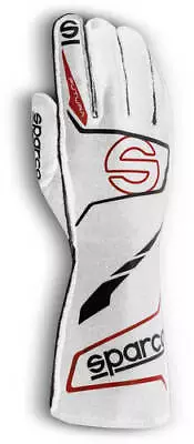 Sparco Futura Race Kart Gloves (FIA & SFI) White - Size 11 • $130.51