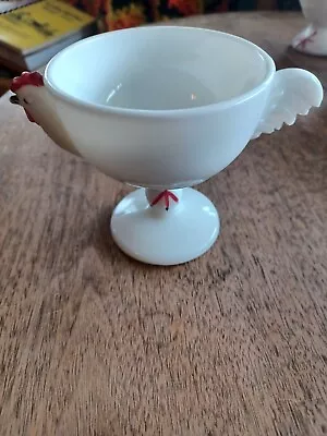 Vintage Westmoreland Milk Glass Hen Chicken Egg Cup Farmhouse • $11.99