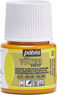 £5.54 • Buy PEBEO - Transparent Glass Paint Vitrea 160°C - Sun Yellow - 45 ML