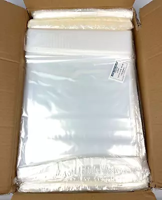 12x18 Clear Sealable Poly Bags ULINE T-Shirt Apparel Merch Plastic Bag Qt. 1000 • $79.99