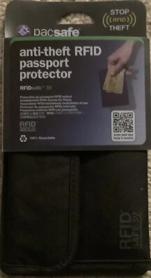 $18.50 • Buy Pacsafe * NEW * Anti-theft * RFID * Passport * Credit Cards * Protector * NWT *