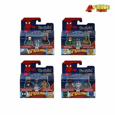 Marvel Minimates Series 77 Complete Set W/ Spider-Slayer Build-A-Figure • $59.49