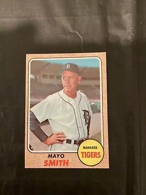 1968 Topps BB - #544 Mayo Smith/Tigers EX/MT • $0.99