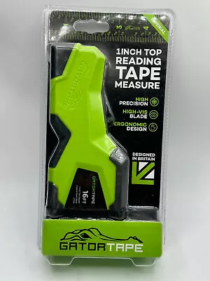 GATORTAPE 1 Inch Top Reading Tape Measure 16ft NEW • $19.95