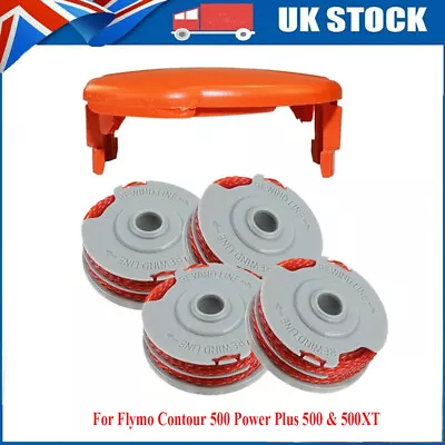 £7.89 • Buy Strimmer Trimmer Spool & Line / Cap For Flymo Contour 500 Power Plus 500 & 500XT