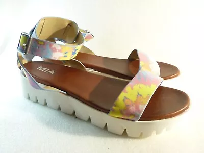 MIA Women Shoes Sandals Multicolor Wedge Size 8.5 SKU 11793 • $24