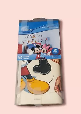  Disney Peel & Stick 2 Packs Of  30 Wall Decals Mickey Mouse & Friends Re-Usable • $19.99