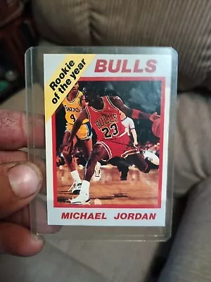 Michael Jordan Rookie Of The Year / Rated Rookie Double Sided Card • $15