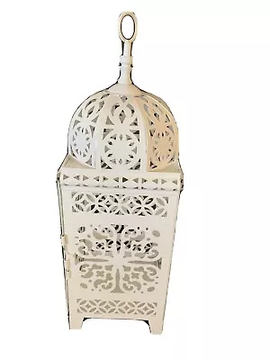 8 Lot White Moroccan Marrakech Lantern Candle Holder Wedding Centerpieces • $75