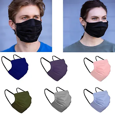 Face Covering Half Mouth Mask Washable Fabric UK Adult Air Virus Protection Pack • £1.95