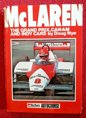 £6.99 • Buy McLaren Grand Prix Can Am Indy Cars Doug Nye HB DJ 1st Ed Formula 1 Cars Drivers